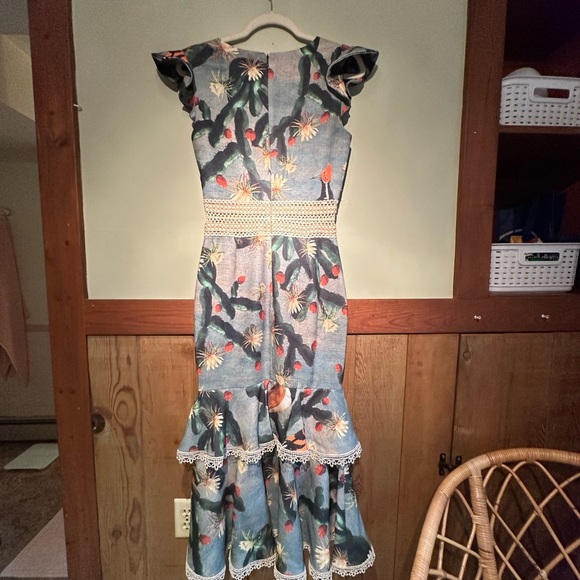 THE MOST BEAUTIFUL PAT BO DRESS EVER! Mint condition. Retail $950 - Picture 2 of 8